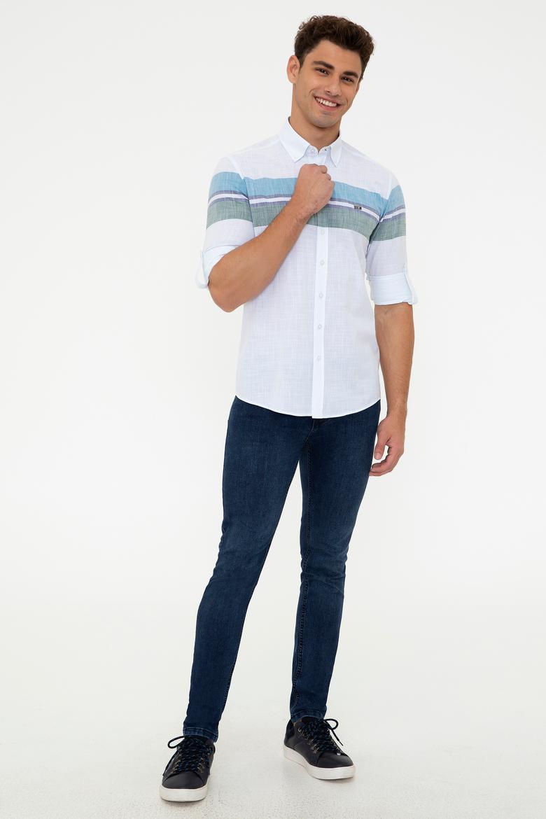 Erkek Koyu Mint  Gömlek Uzunkol - 50235286011