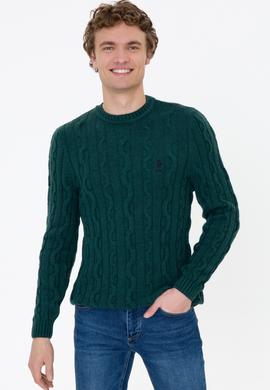 Erkek Yeşil Kazak - 50237619028