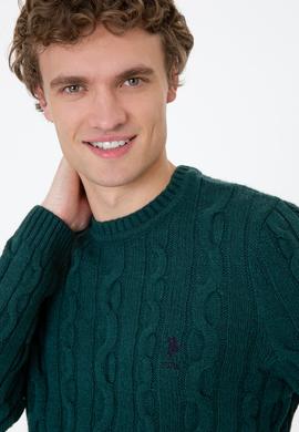 Erkek Yeşil Kazak - 50237619028