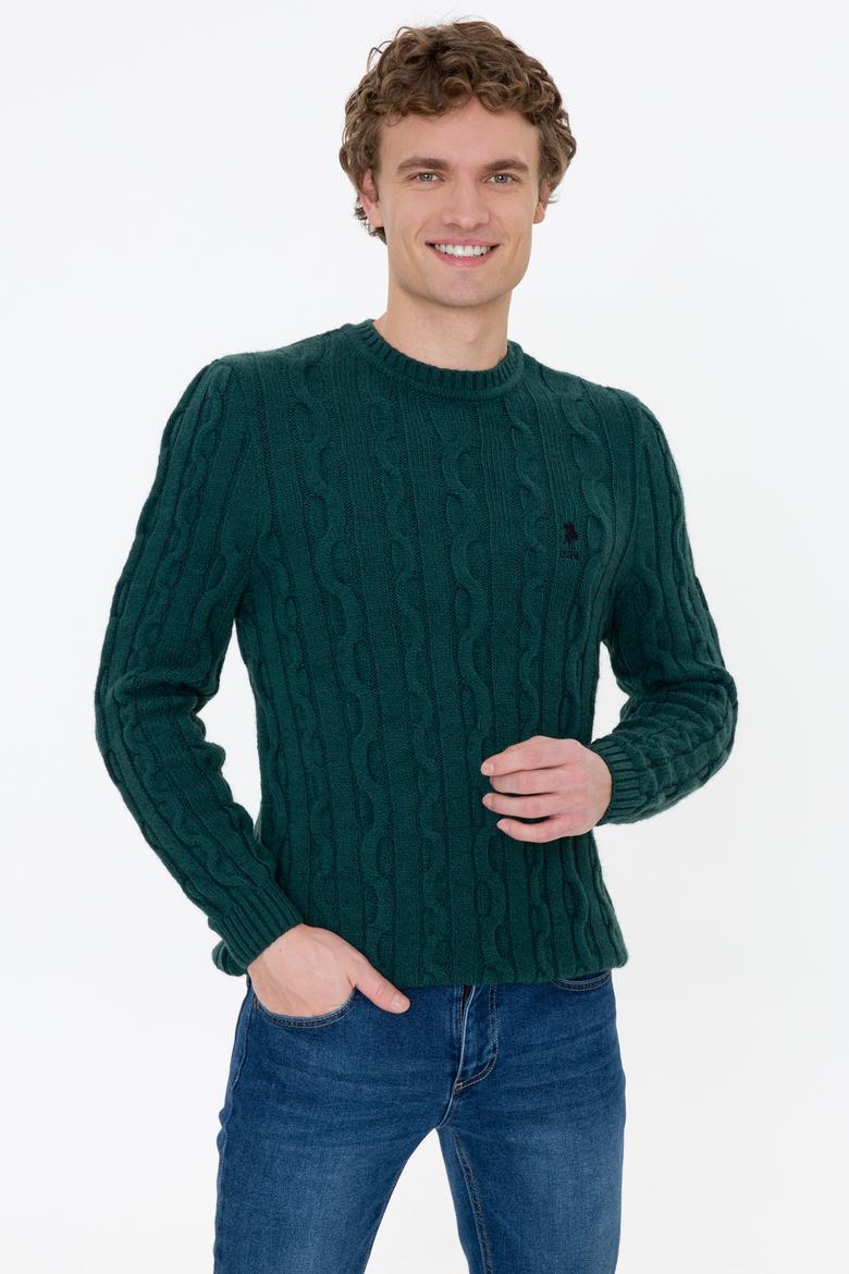 Erkek Yeşil Kazak - 50237619028