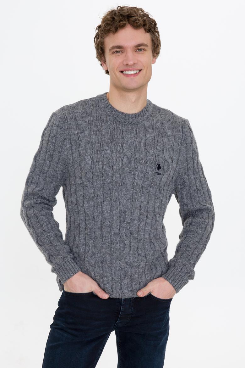 Erkek Gri Melanj Kazak