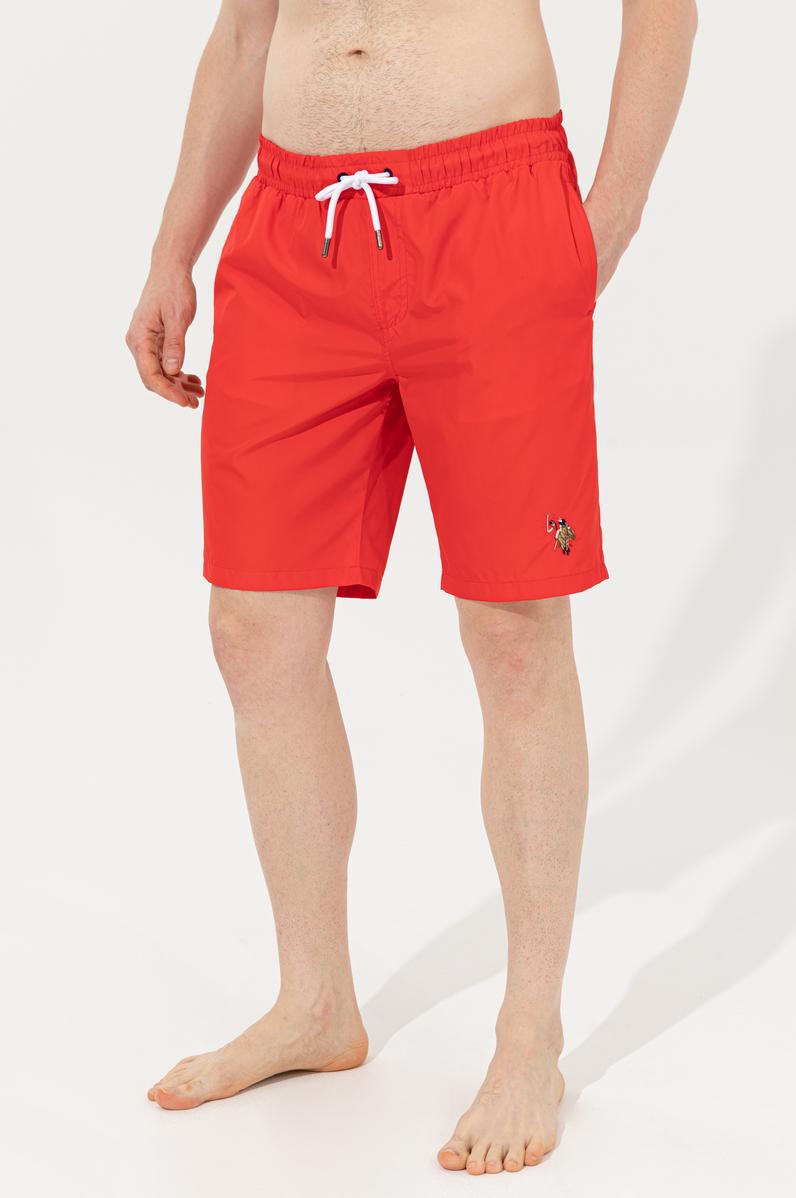 Erkek Kırmızı Deniz Şortu