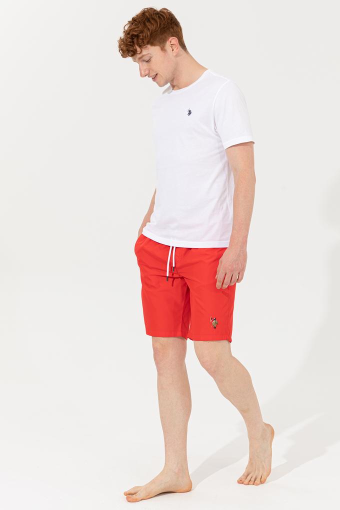 Erkek Kırmızı Deniz Şortu