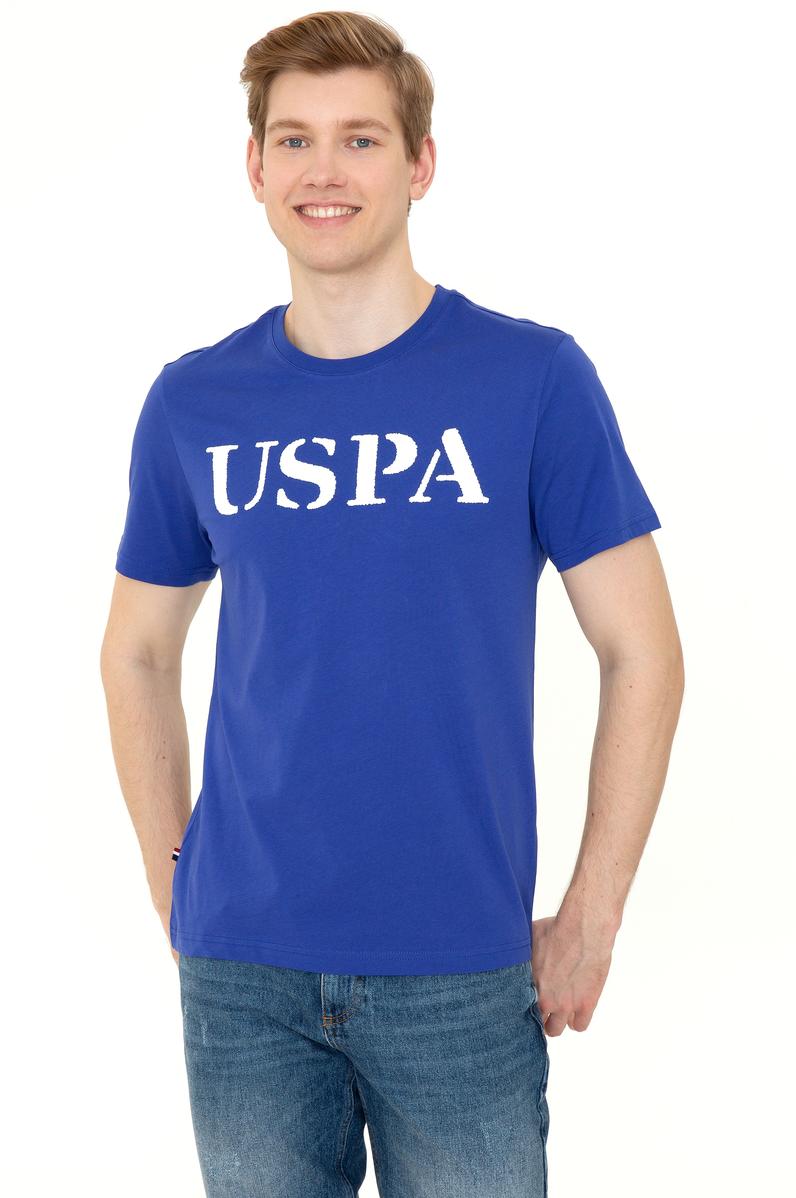 Erkek Mavi Basic Tişört