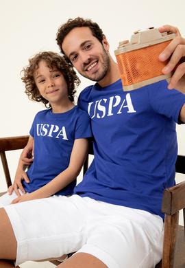 Erkek Mavi Basic Tişört - 50248569117