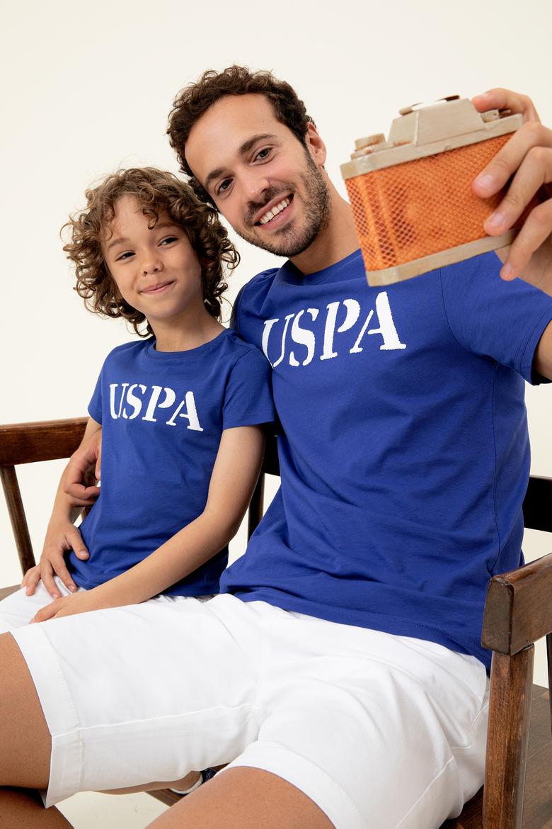 Erkek Mavi Basic Tişört