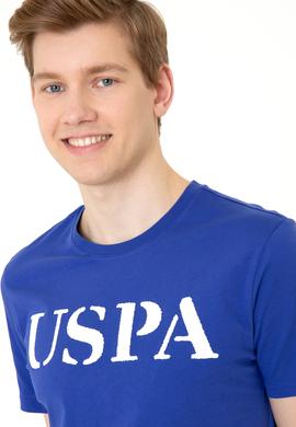 Erkek Mavi Basic Tişört - 50248569117