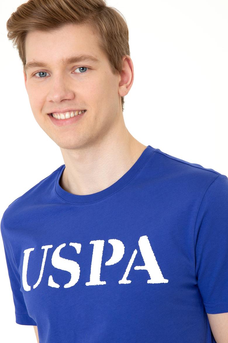 Erkek Mavi Basic Tişört - 50248569117