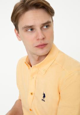 Erkek Sarı Uzun Kollu Basic Gömlek - 50249488075