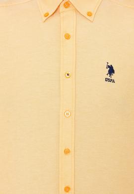 Erkek Sarı Uzun Kollu Basic Gömlek - 50249488075