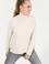 Kadın Krem Melanj Basic Kazak