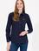 Kadın Lacivert Uzun Kollu Basic Gömlek