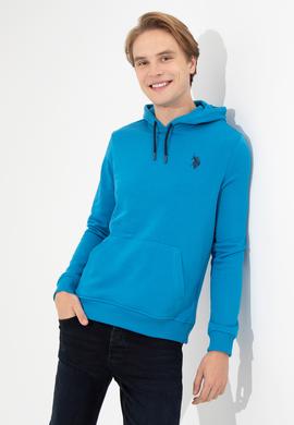 Erkek Kobalt Mavi Basic Sweatshirt - 50261140018