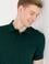 Erkek Koyu Yeşil Polo Yaka Basic T-Shirt