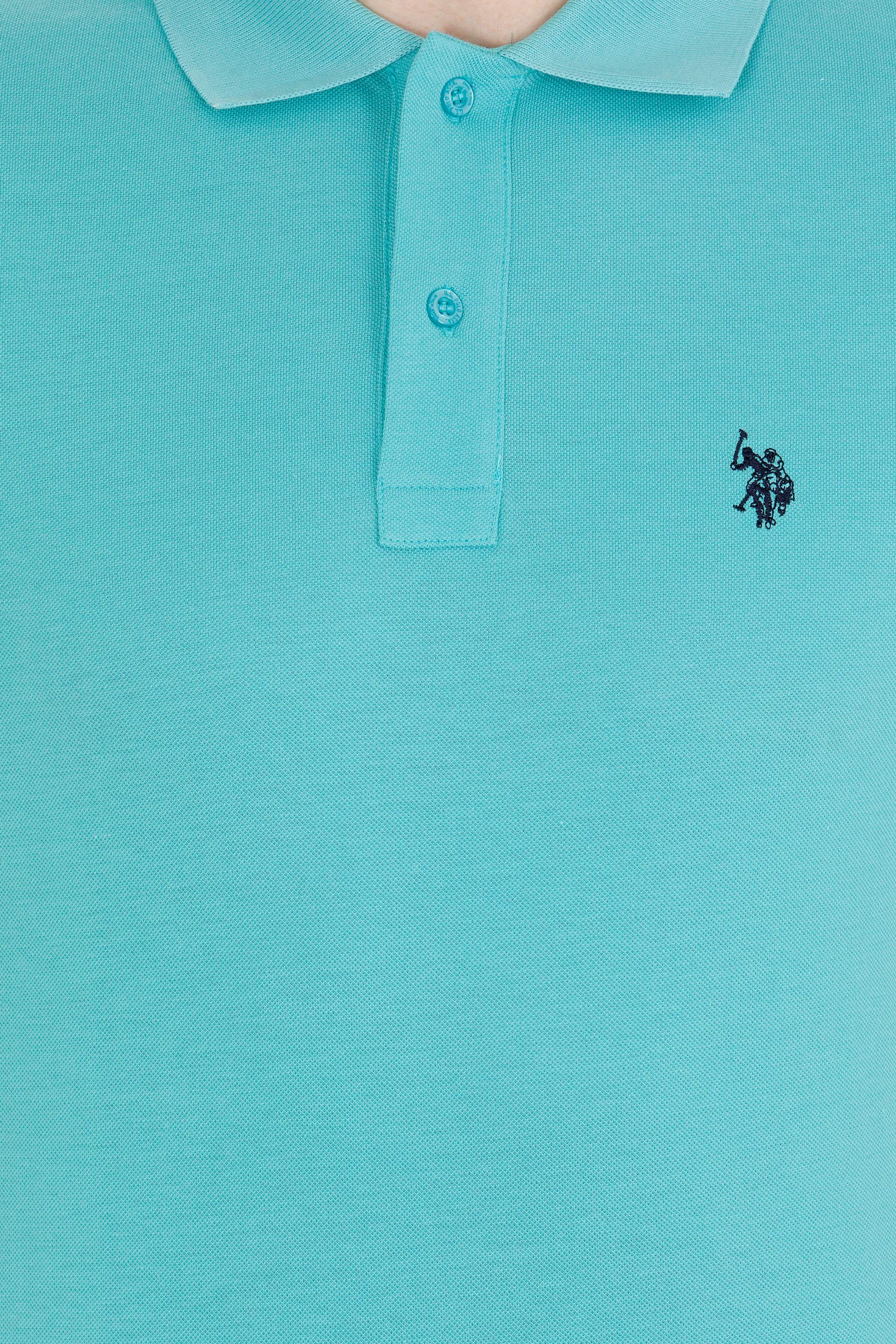 Erkek Mint Basic Polo Yaka Tişört - Image 6
