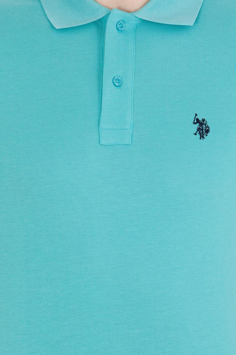 Erkek Mint Basic Polo Yaka Tişört