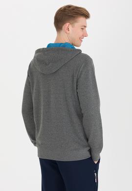 Erkek Antrasit Melanj Örme Hırka - 50253188035