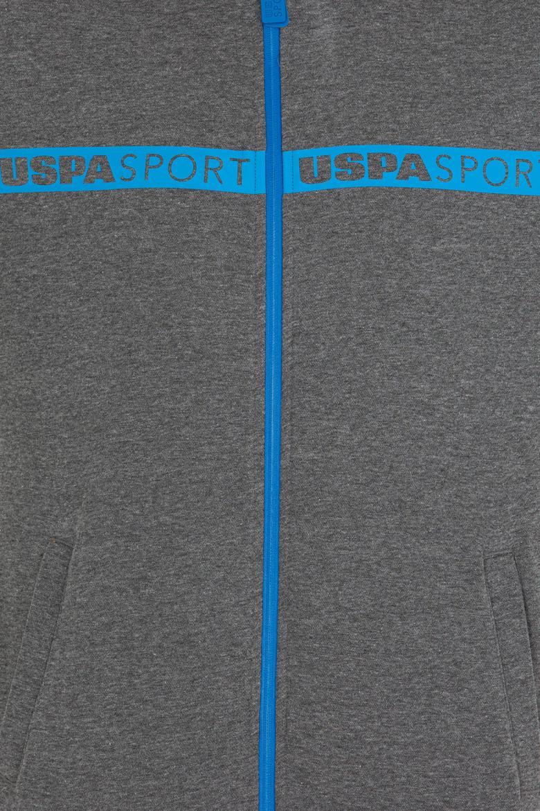 Erkek Antrasit Melanj Örme Hırka - 50253188035