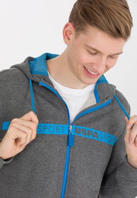 Erkek Antrasit Melanj Örme Hırka - 50253188035