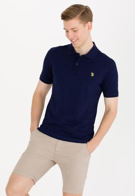Erkek Lacivert Basic Polo Yaka Tişört - 50262933115
