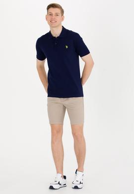 Erkek Lacivert Basic Polo Yaka Tişört - 50262933115