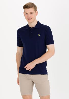 Erkek Lacivert Basic Polo Yaka Tişört - 50262933115