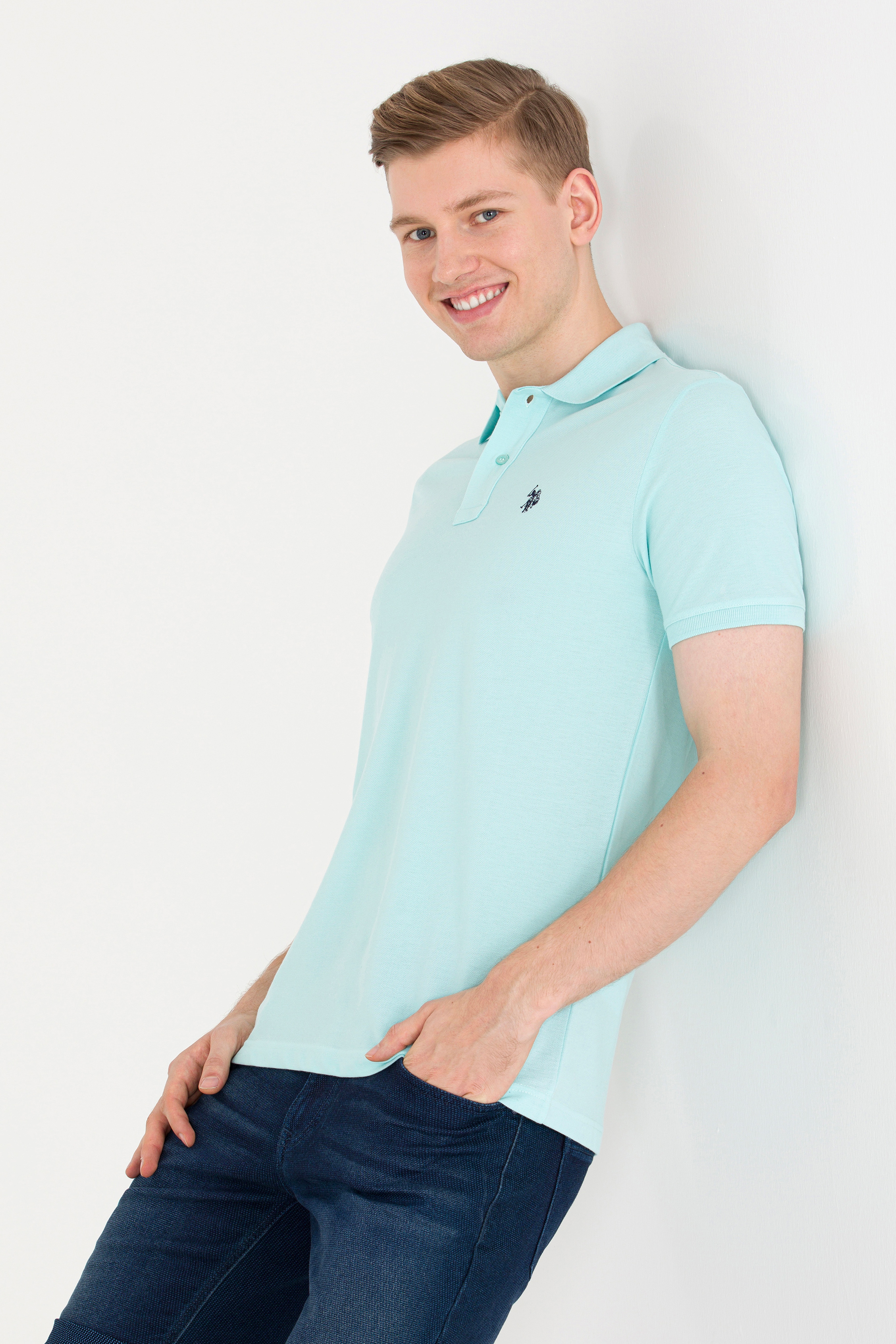 Erkek Nil Basic Polo Yaka Tişört
