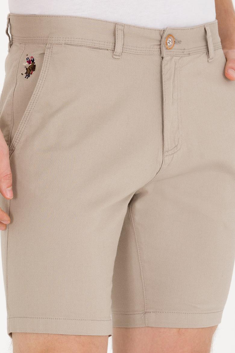 Erkek Haki Dokuma Şort - 50266070096