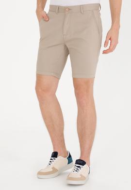 Erkek Haki Dokuma Şort - 50266070096