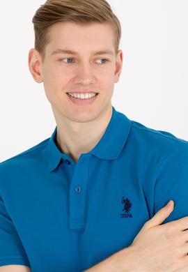 Erkek Petrol Basic Polo Yaka Tişört - 50250001116