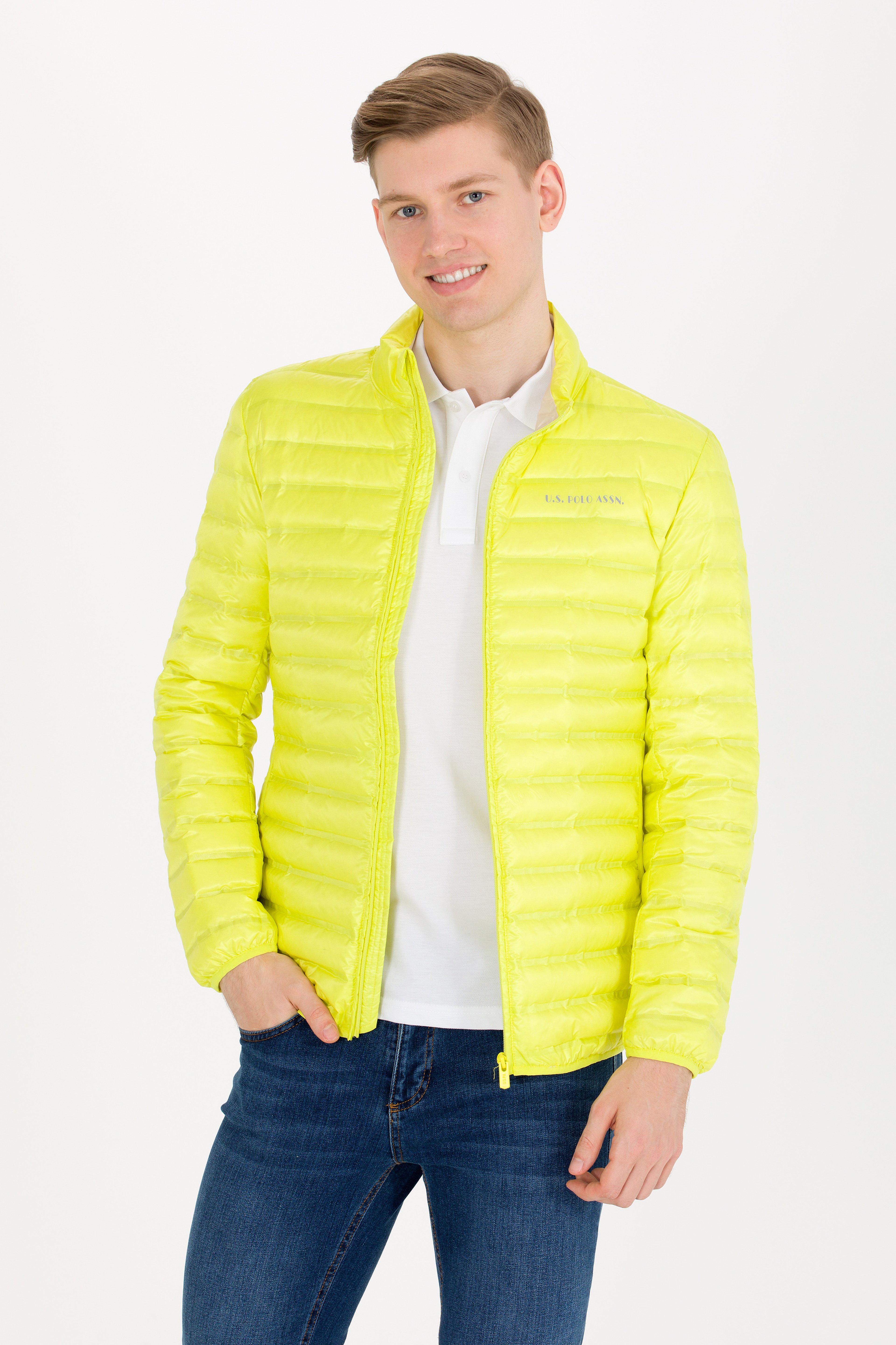 Erkek Neon Sarı Mont - Image 2