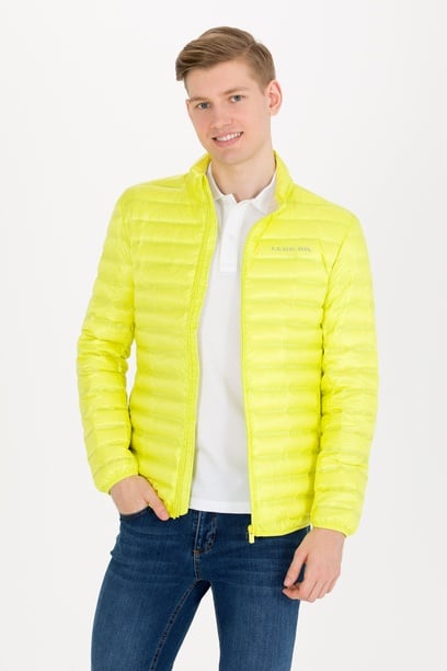 Erkek Neon Sarı Mont