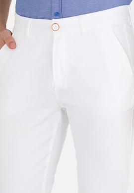Erkek Beyaz Kanvas / Chino Pantolon - 50266054048