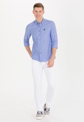 Erkek Beyaz Kanvas / Chino Pantolon - 50266054048