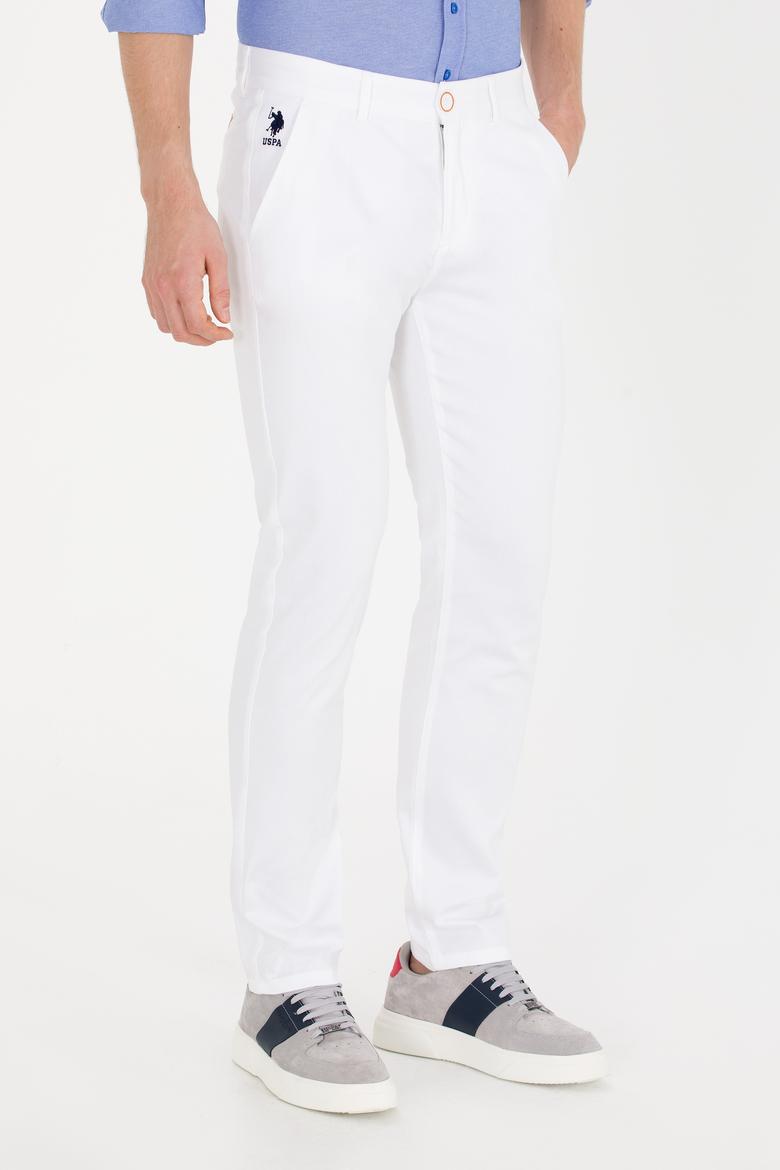 Erkek Beyaz Kanvas / Chino Pantolon - 50266054048
