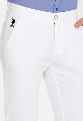 Erkek Beyaz Kanvas / Chino Pantolon - 50266054048