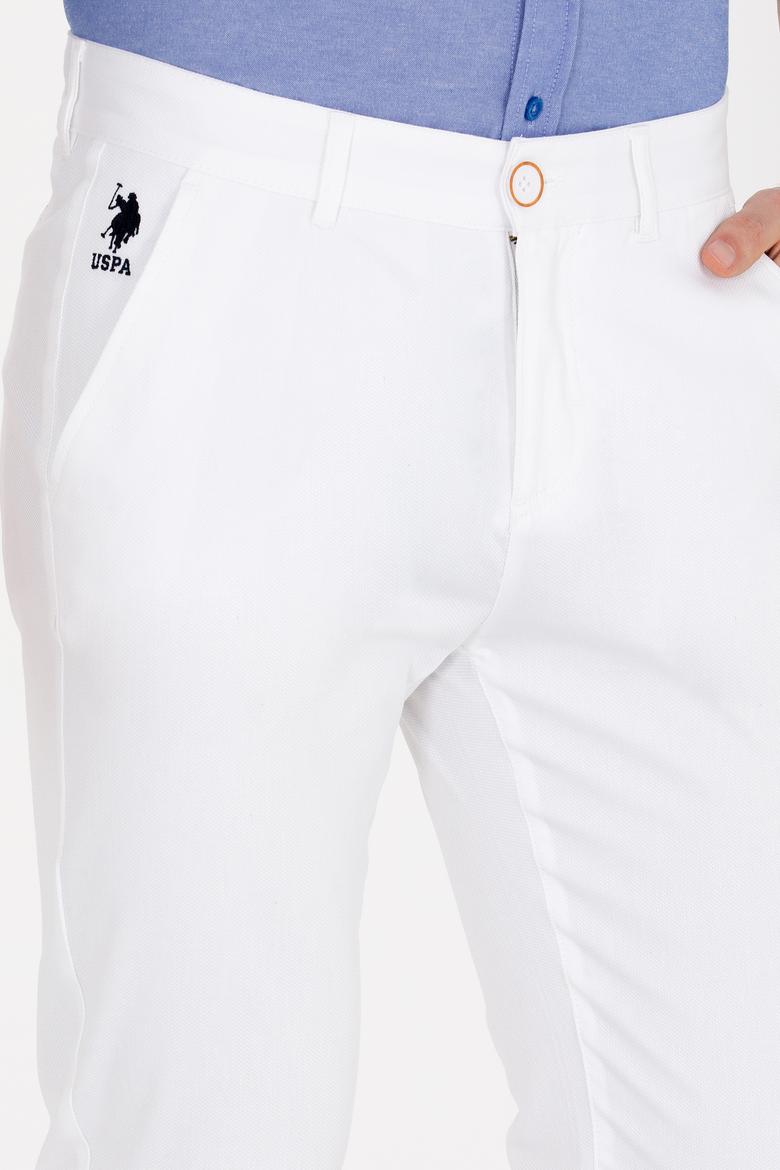 Erkek Beyaz Kanvas / Chino Pantolon - 50266054048