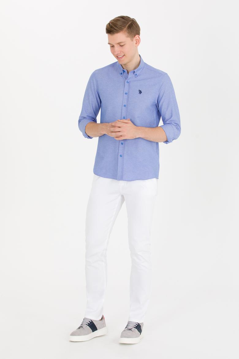 Erkek Beyaz Kanvas / Chino Pantolon - 50266054048