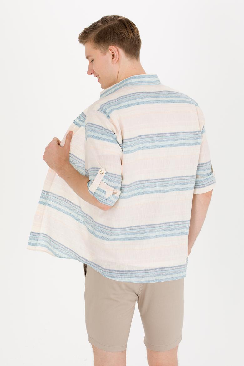 Erkek Mavi Uzun Kollu Gömlek - 50264097005