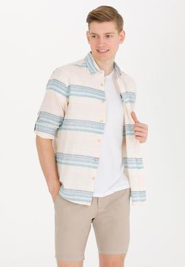 Erkek Mavi Uzun Kollu Gömlek - 50264097005