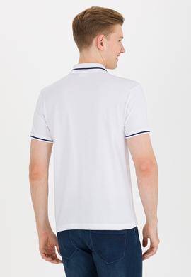 Erkek Beyaz Basic Polo Yaka Tişört - 50264890003