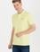 Erkek Açık Sarı Basic Polo Yaka Tişört