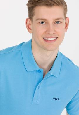 Erkek Turkuaz Basic Polo Yaka Tişört - 50264892108