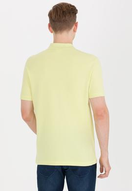 Erkek Açık Sarı Basic Polo Yaka Tişört - 50264892038