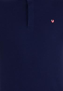 Erkek Lacivert Hakim Yaka Tişört - 50264907017