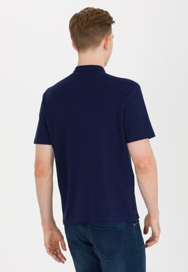 Erkek Lacivert Hakim Yaka Tişört - 50264907017