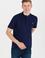 Erkek Lacivert Hakim Yaka Tişört
