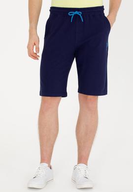 Erkek Lacivert Örme Şort - 50263258006