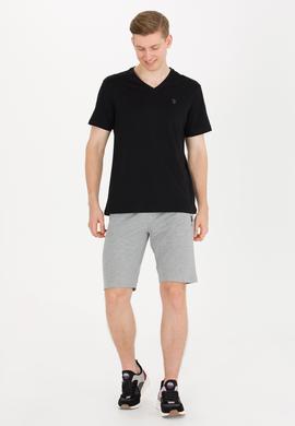 Erkek Gri Melanj Örme Şort - 50263258016