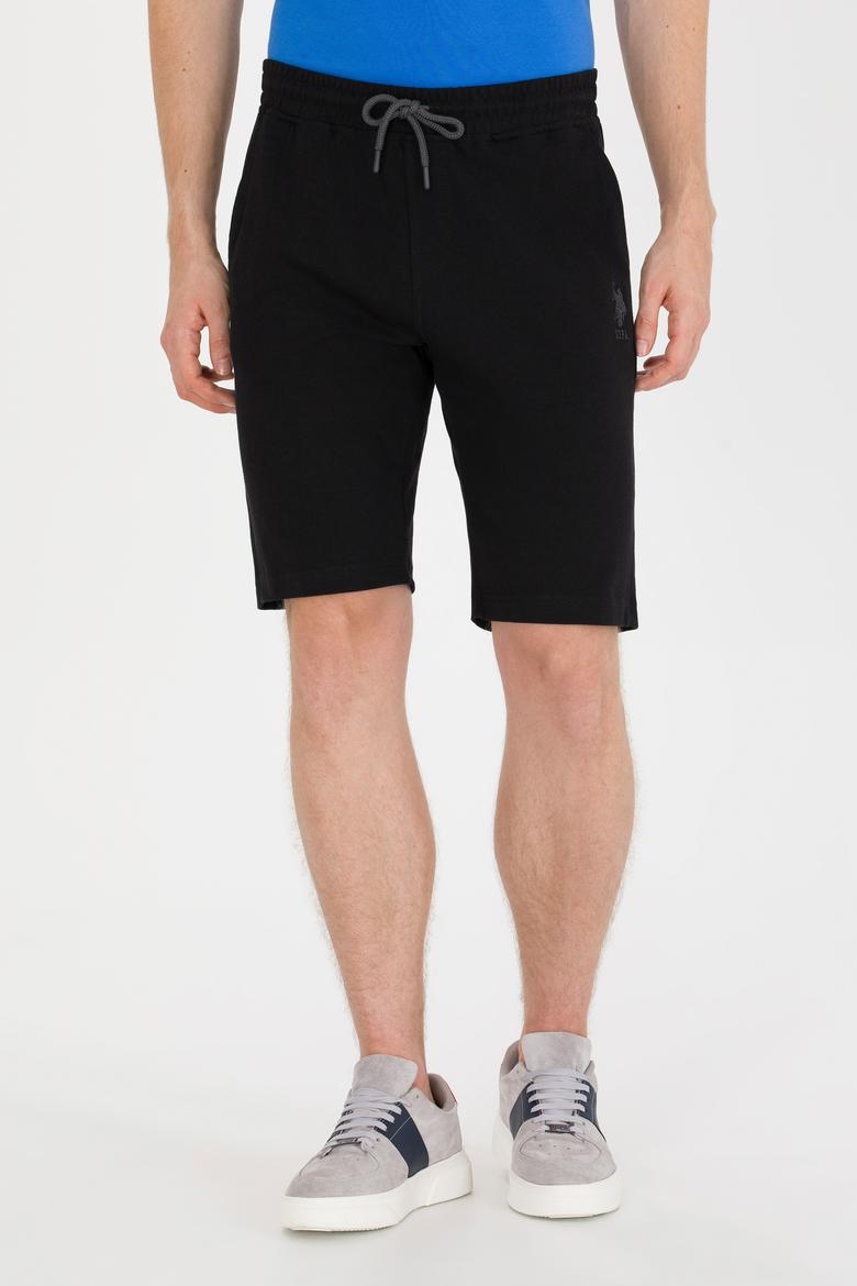 Erkek Siyah Örme Şort - 50263258021